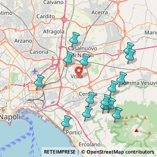 Mappa Via. Bernini, 80040 Volla NA, Italia (4.68867)