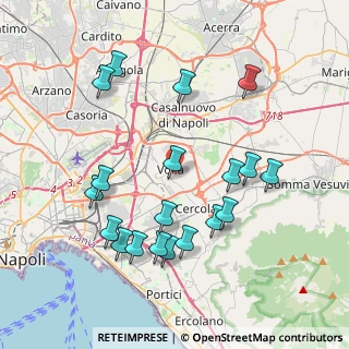 Mappa Via. Bernini, 80040 Volla NA, Italia (4.41684)