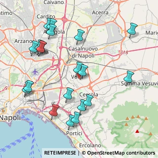 Mappa Via. Bernini, 80040 Volla NA, Italia (5.0465)