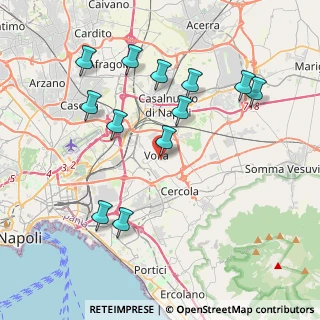 Mappa Via. Bernini, 80040 Volla NA, Italia (4.34167)