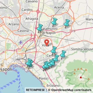 Mappa Via. Bernini, 80040 Volla NA, Italia (4.3525)