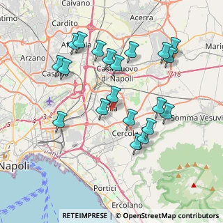 Mappa Via. Bernini, 80040 Volla NA, Italia (4.1315)