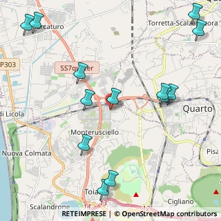 Mappa Via Antonio de Curtis, 80078 Monterusciello NA, Italia (2.90385)
