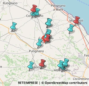 Mappa Strada provinciale Putignano, 70013 Castellana Grotte BA, Italia (8.378)