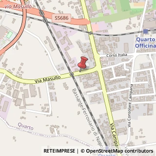 Mappa Via Masullo,  24, 80010 Quarto, Napoli (Campania)