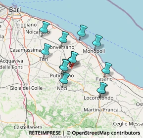 Mappa Via del Convento, 70013 Castellana Grotte BA, Italia (11.51)