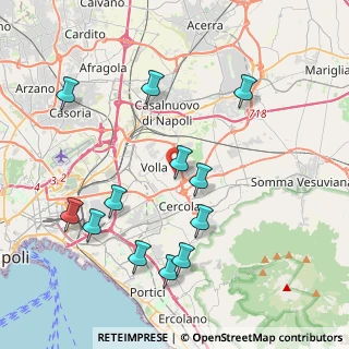 Mappa Via Ludovico Ariosto, 80040 Volla NA, Italia (4.58833)