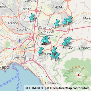 Mappa Via Caduti di Nassiria, 80040 Volla NA, Italia (3.48667)