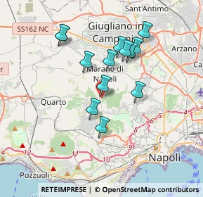 Mappa Via Cinque Cercole, 80016 Marano di Napoli NA, Italia (3.39308)