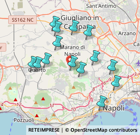 Mappa Via Cinque Cercole, 80016 Marano di Napoli NA, Italia (3.78286)