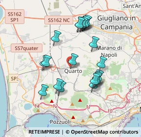 Mappa Via A. Gramsci, 80010 Quarto NA, Italia (3.6945)