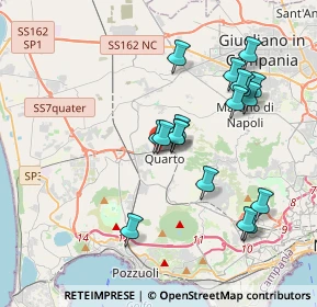 Mappa Via A. Gramsci, 80010 Quarto NA, Italia (3.88722)