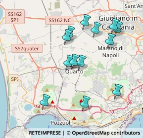 Mappa Via A. Gramsci, 80010 Quarto NA, Italia (3.95846)