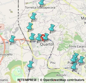 Mappa Via A. Gramsci, 80010 Quarto NA, Italia (3.04)