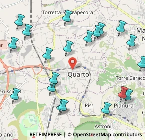 Mappa Via A. Gramsci, 80010 Quarto NA, Italia (2.798)