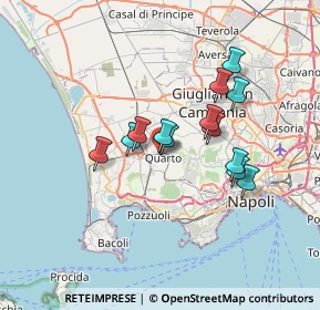 Mappa Via A. Gramsci, 80010 Quarto NA, Italia (5.87846)