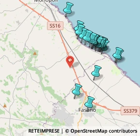 Mappa Contrada Sant'Antonio D'Ascula, 70043 Monopoli BA, Italia (4.006)