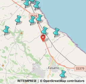 Mappa Contrada Sant'Antonio D'Ascula, 70043 Monopoli BA, Italia (6.47667)