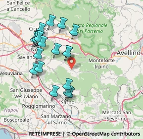 Mappa 83023 Lauro AV, Italia (8.0325)