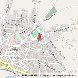 Mappa Via Torino, 4, 83047 Lioni, Avellino (Campania)