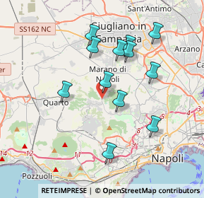 Mappa Via Ruocco, 80016 Torre Caracciolo NA, Italia (3.70167)