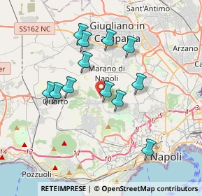 Mappa Via Ruocco, 80016 Torre Caracciolo NA, Italia (3.49917)