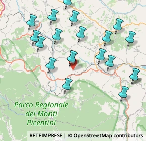 Mappa Contrada Falcera, 83051 Nusco AV, Italia (9.363)