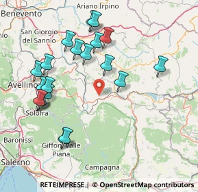 Mappa Contrada Falcera, 83051 Nusco AV, Italia (17.9995)