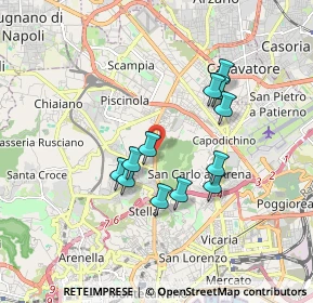 Mappa Discesa Bellaria, 80145 Napoli NA, Italia (1.62667)