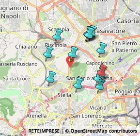 Mappa Discesa Bellaria, 80145 Napoli NA, Italia (1.72067)