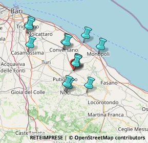 Mappa Via Papa Paolo VI, 70013 Castellana Grotte BA, Italia (12.25)