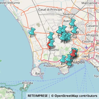 Mappa Via San R. Mercadante, 80010 Quarto NA, Italia (7.35579)