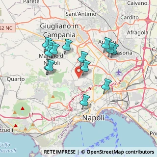 Mappa Via M, 80145 Napoli NA, Italia (3.61429)