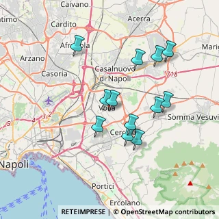 Mappa Via San Giorgio, 80040 Volla NA, Italia (3.53)