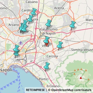 Mappa Via San Giorgio, 80040 Volla NA, Italia (5.00923)