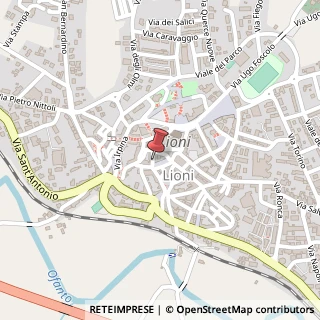 Mappa Via Trento, 15, 83047 Lioni, Avellino (Campania)