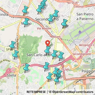 Mappa Via Udalrigo Masoni, 80141 Napoli (1.4305)
