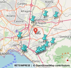 Mappa Via Cristoforo Colombo, 80040 Volla NA, Italia (4.50154)