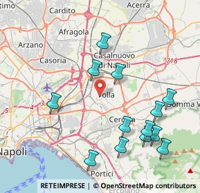 Mappa Via Cristoforo Colombo, 80040 Volla NA, Italia (4.73231)