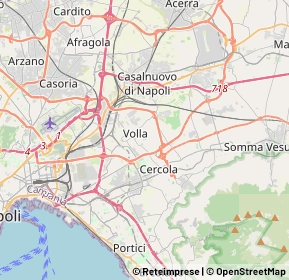 Mappa 80040 Volla NA, Italia (5.5385)