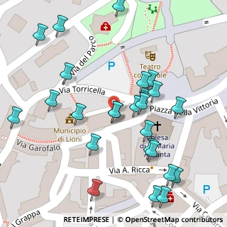 Mappa Via Torricella, 83047 Lioni AV, Italia (0.072)