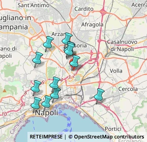 Mappa Viale F. Ruffo di Calabria, 80144 Napoli NA, Italia (3.56077)