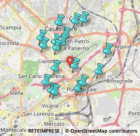 Mappa Terminal 1, 80144 Napoli NA, Italia (1.76667)