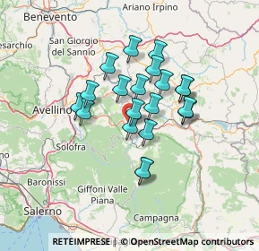 Mappa 83040 Cassano Irpino AV, Italia (11.1)