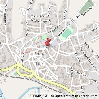 Mappa Piazza della Vittoria, 50, 83047 Lioni, Avellino (Campania)