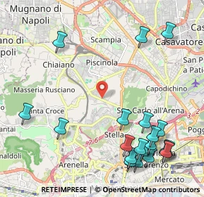 Mappa Via Scaglione Emilio, 80145 Napoli NA, Italia (2.975)