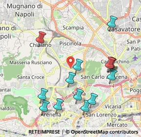 Mappa Via Scaglione Emilio, 80145 Napoli NA, Italia (2.34429)
