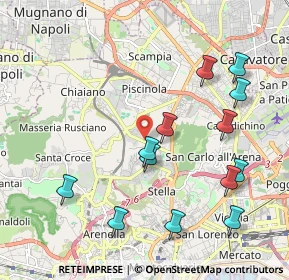 Mappa Via Scaglione Emilio, 80145 Napoli NA, Italia (2.39615)