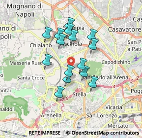 Mappa Via Scaglione Emilio, 80145 Napoli NA, Italia (1.508)