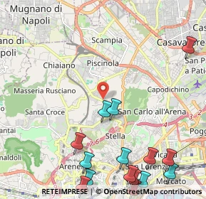 Mappa Via Scaglione Emilio, 80145 Napoli NA, Italia (3.32133)